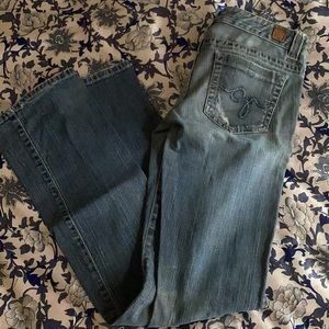 Vintage Low Rise Daredevil Boot Cut Jeans